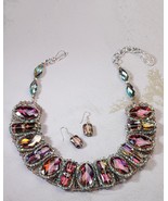 Smithsonian Iridescent Crystal Earrings or Necklace (JT2) - £39.08 GBP+