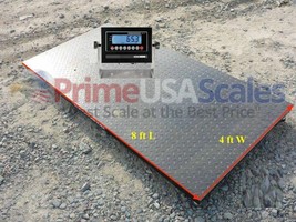 4&#39;x8&#39; Floor Scale Optima OP-916 Pallet Scale NTEP Digital Indicator 3,000 lb - £1,033.87 GBP