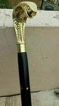 Elegant KING COBRA Steampunk handmade Walking cane walking stick-Wooden Hiking - - £30.92 GBP