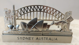 Sydney I love Australia Metal Business Card Holder Opera House Bridge &amp; ... - $34.65