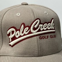 Pole Creek Golf Club Colorado Golf Cap Hat Embroidered One Size FlexSeam - £15.05 GBP