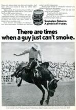 Skoal Chewing Tobacco Advertising Ad Metal Sign 12x8in Retro Snuff Chew qo - €21,20 EUR