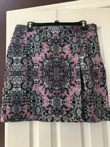 NWT Womens EP PRO NY BLACK HOT PINK MEDALLION LACE Golf Skort - 6 8 10 2... - $34.99