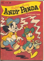 Andy Panda in Scotland Yard-Four Color Comics #345 1951-Dell-Sherlock Holmes-VG+ - £45.45 GBP