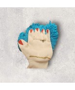 Vintage Handmade Yarn Dusting Mitt Cleaning Dusting Glove Dust Mitten - $408.77 MXN