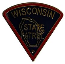 Wisconsin State Patrol Patch Hat Cap Lapel Pin POP-049 (1) - £2.22 GBP+
