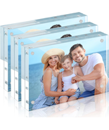 Acrylic Picture Frames 5X7, 3 Pack Magnetic Picture Frame, Double Sided ... - $1,067.04 MXN