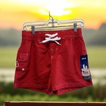 Women’s Rise Aquatics Life Guard Unlined Board Shorts Medium Red NWT - $282.50 MXN
