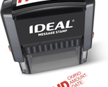Self Inking Stamp – English Text Paid with Fill-In Fields Check No - $14.71
