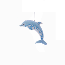Kurt Adler 4.25&quot; Resin Mermaid Fantasy Dolphin Nautical Christmas Ornament - £7.89 GBP