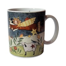 Vintage Lang And Wise 1988 Angels Charge Christmas Coffee Mug ES #8 - £12.53 GBP