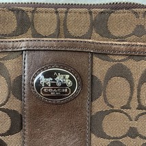 COACH Legacy Signature Stripe Swingpack Crossbody Bag brown on brown - E... - £38.76 GBP