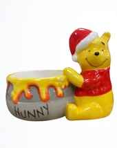 New Disney Winnie Pooh Santa Bear Christmas Bowl Candy Dish Soup Chili Bowl - £29.87 GBP