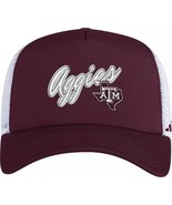 Adidas Men&#39;s Texas A&amp;M Aggies Maroon Foam Trucker Hat - £20.58 GBP