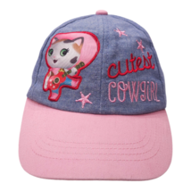 Vintage Disney Sheriff Cat Callie Cutest Cowgirl Cap - Toddler Size Hat 2016 - $12.00