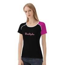 Black And Pink Sleeve Top - £23.57 GBP
