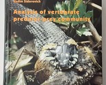 Analysis of Vertebrate Predator-prey Community by V. Sidorovich; Scienti... - $216.99