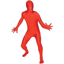 Red Second Skin Costume Full Body Suit Mens One Size Zentai Dummy Ninja ... - $183.51 MXN