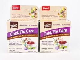 Natures Jeannie Cold Flu Carem Peppermint Herb 9 Tea Bags 1.12 Oz Each B... - £12.14 GBP