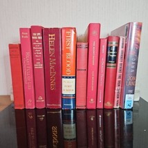 Vintage Antique RED Books Lot 11 Decorator Decor Staging Props Library D... - $54.70