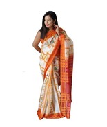 Handloom Silk khandua Saree for Women, Odisha Sambalpuri nabakoti pure k... - $541.62 CAD