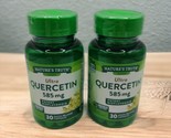 2x Nature&#39;s Truth Ultra Quercetin 585 MG Potent Bioflavonoid 30 Capsules... - £15.32 GBP