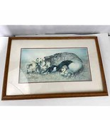 VTG Annette Hartzell Duck with Chicks Signed 257/950 1986 Signed Print F... - £21.23 GBP