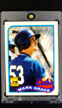 1989 Topps #465 Mark Grace All Star Rookie Card RC Chicago Cubs - £1.29 GBP