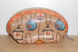 Fossil Key Per Bird Cage Design Make-up Bag - $17.46