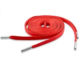 Premium Waxed Laces- Red with Silver Tips - £7.05 GBP+