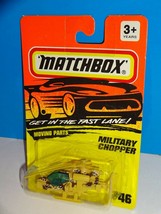 Matchbox Mid 1990s Release #46 Military Chopper Tan w/ Camo Tampos - £2.33 GBP