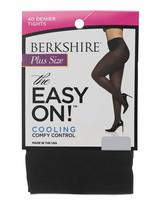 Berkshire womens The Easy On! 40 Denier Plus Size Tights, Black, 3X-4X US - £12.54 GBP
