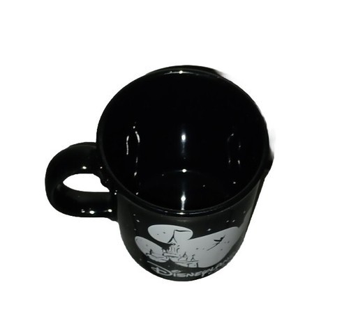 Disneyland Paris Mickey Mouse Silhouette Tinker Bell Castle Black Cup Mug Item image 4