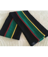 GAP Vintage Rugby Stripe Wool Scarf Unisex Made in England 10 x 72 Inches - $15.00