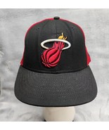 New Era 59Fifty SIZE 7 NBA  Miami Heat Black Red Fitted 5950 - £10.30 GBP