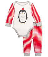 First Impressions Infant Boys Cotton Penguin Bodysuit And Pants Set,0-3 ... - £25.23 GBP