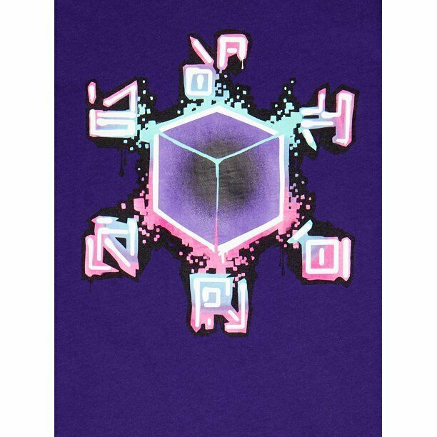 Fortnite Boys Kevin Runes Spray Graphic Short Sleeve T-Shirt Purple Size 2X-18 Item image 2