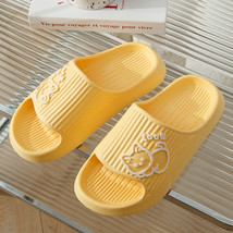 Cute Cat Slippers Summer Women Home Shoes Bath Thick Platform Non-Slip Slides In - £12.47 GBP