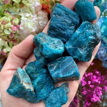 Rough Blue Apatite Large Chunks Healing Crystal Rocks Specimens Gift Decoration - £12.57 GBP