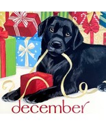Labrador Christmas December Dog Days Poster Calendar 14 x 11&quot; Art Leigh ... - €25,76 EUR