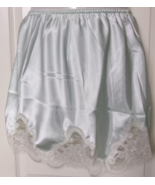 Shadowline Rochelle Satin 15&quot; half slip Size 3X Mint Style 47075 Lace Hem - $653.63 MXN