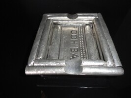 Heavy Metal Cigar Ashtray Measures 5.75" L x 5.25" W Weighs 3.69 # Made in USA image 3