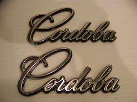 1974 - 1979 Chrysler Cordoba Emblems Oem Pair 1975 1976 1977 1978 - £35.76 GBP
