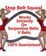 Serpentine Belt Universal Repair No Loud Noise Quiet Tighten Squeaker Sound - £7.98 GBP