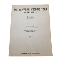 Vintage Sheet Music Hawaiian Wedding Song 1926 Piano Voice Ukulele - £7.94 GBP