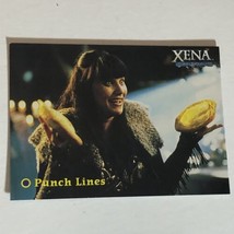 Xena Warrior Princess Trading Card Lucy Lawless Vintage #34 Punch Lines - £1.54 GBP