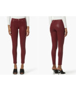 Hudson Jeans Nico Mid Rise Super Skinny Cabernet Coated Red ( 24 ) - $122.06 CAD