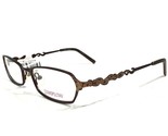 Cosmopolitan VAMP BROWN Eyeglasses Frames Rectangular Full Rim 50-18-135 - $23.02