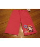 Girls Hello Kitty HK55178 active pants yoga 5 pink NWT 24.^^ - £6.14 GBP