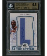 2013 SP Authentic By The Letter Michael Jordan Auto Patch #/23 BGS 9.5 G... - $8,909.99